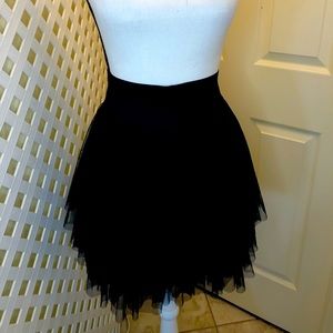 NWOT BLACK LACE SKIRT SZ. M JR